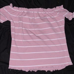 Pink crop top